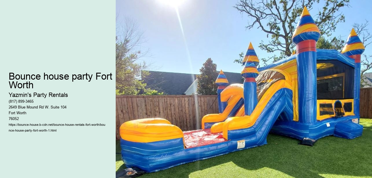Toddler bounce house Fort Worth