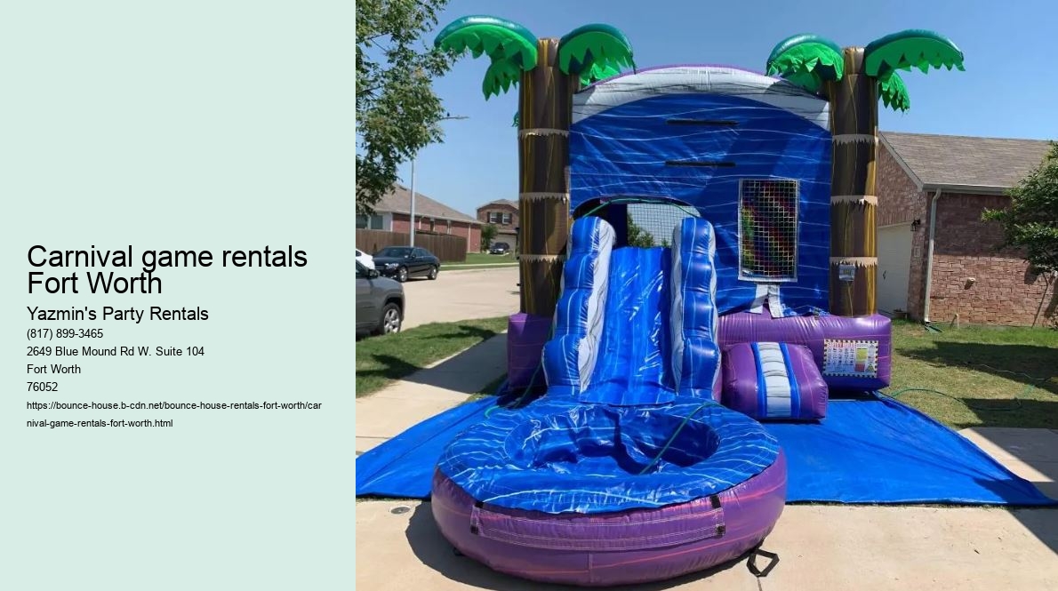 Carnival game rentals Fort Worth