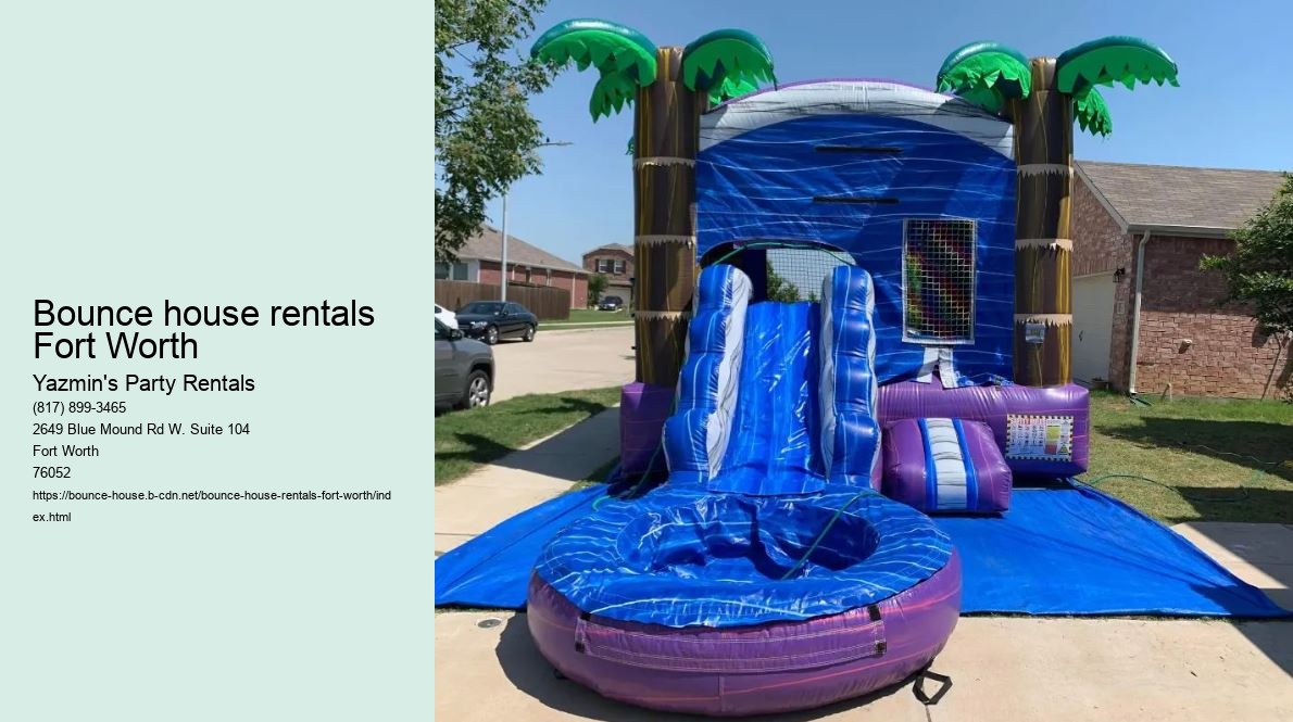 Bounce house rentals Fort Worth