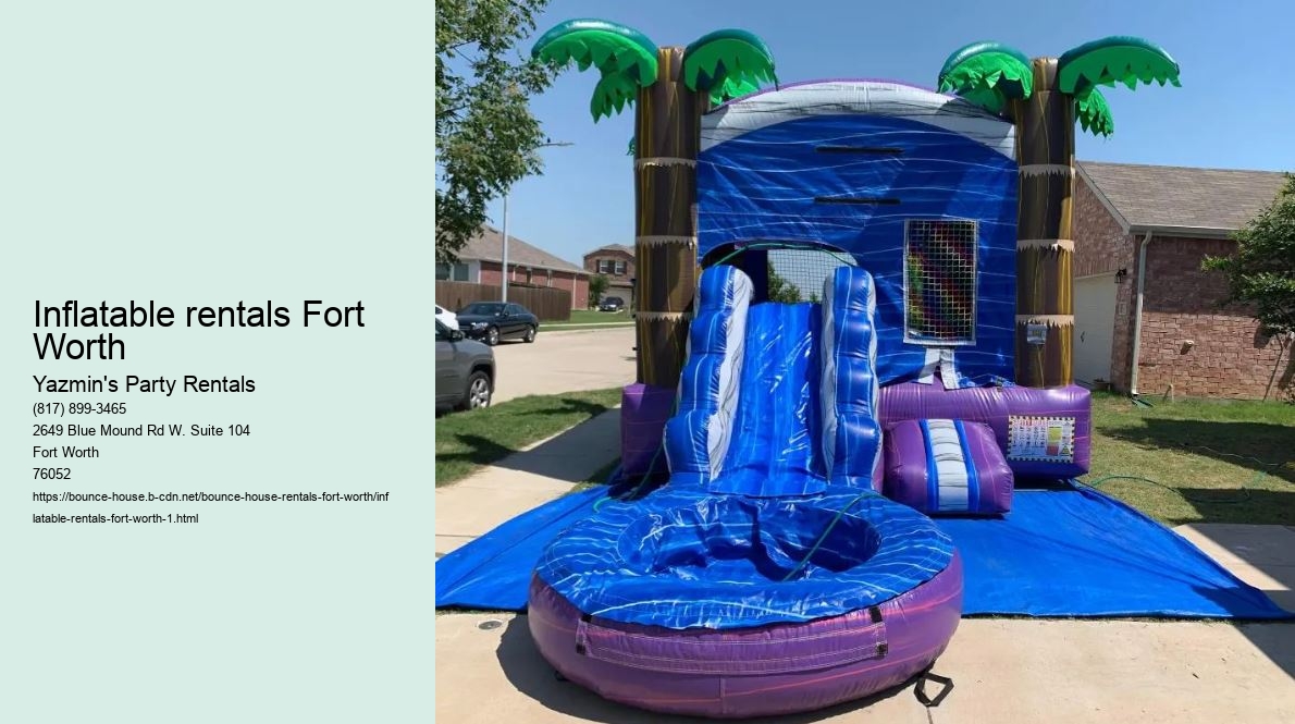 Inflatable rentals Fort Worth 