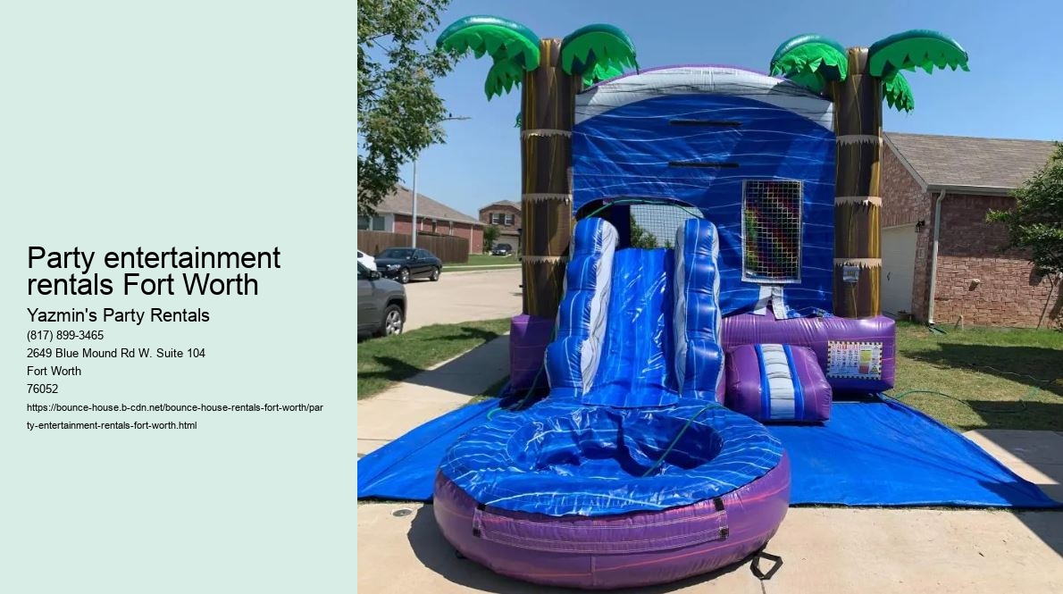 Party entertainment rentals Fort Worth